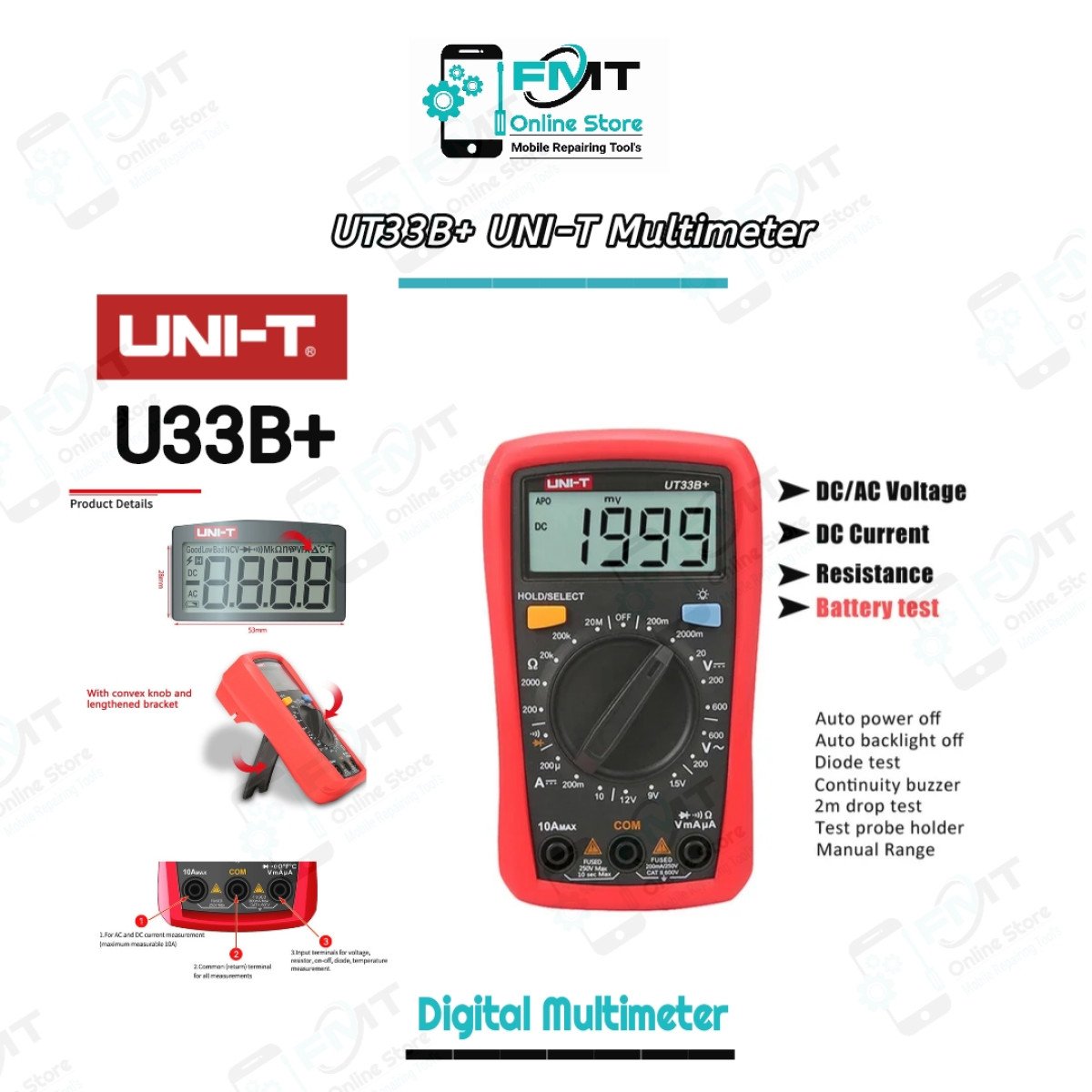 UT33B+ UNI-T Digital Multimeter