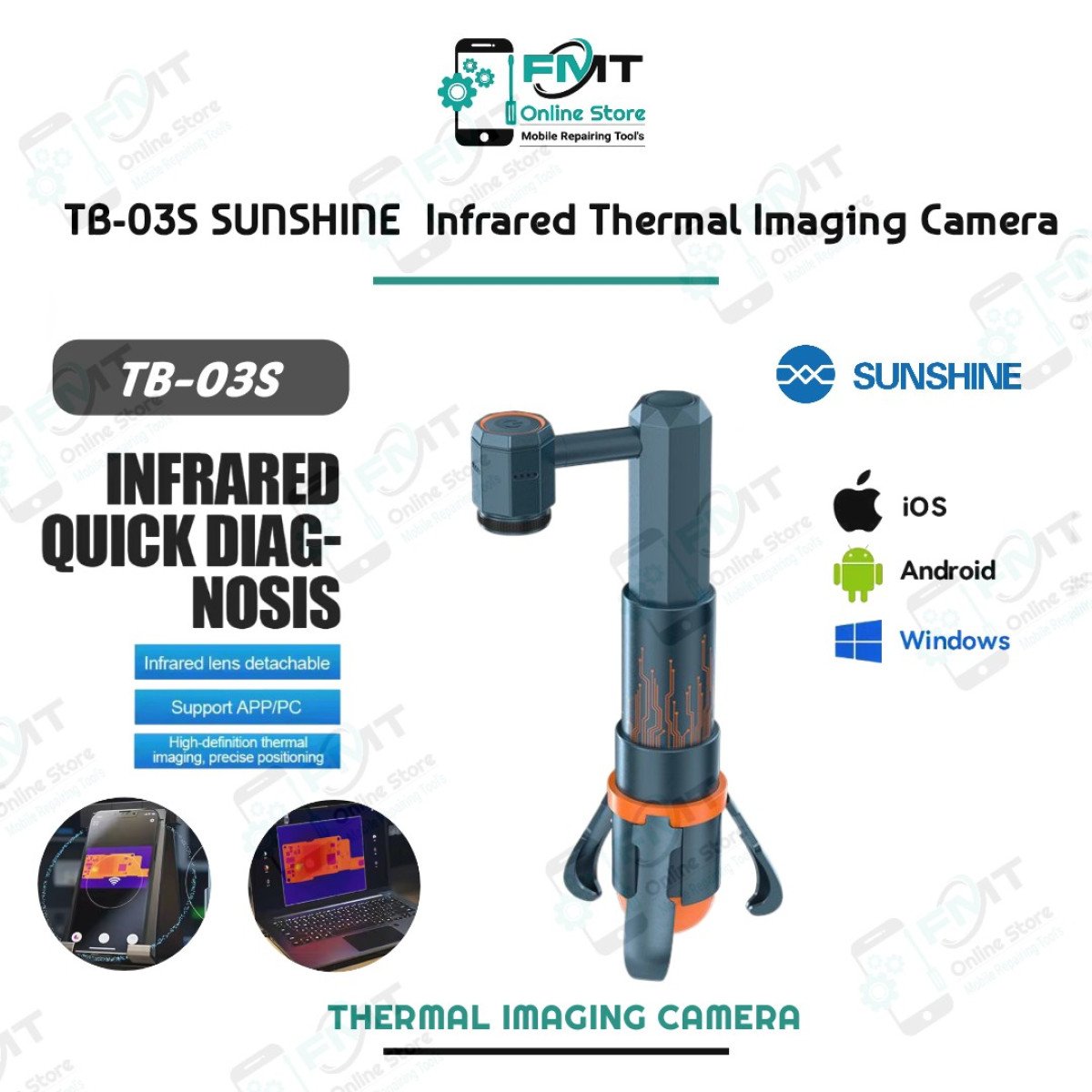 TB-03S SUNSHINE Infrared Thermal Imaging Camera