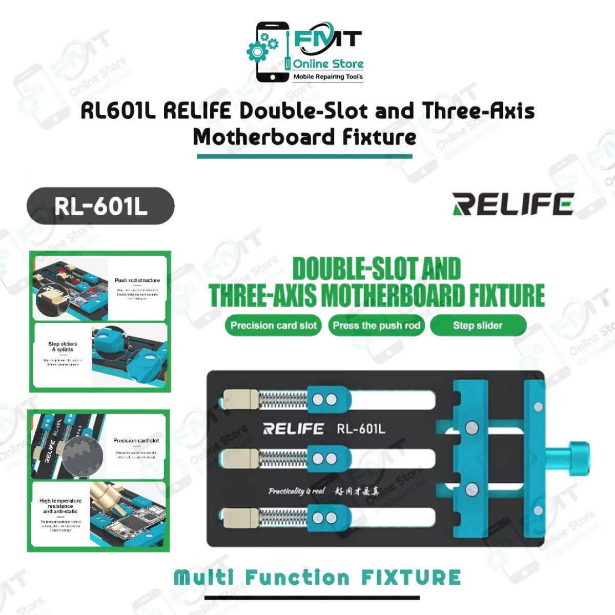 RL-601L RELIFE Double-Slot and Three-Axis Motherboard Fixture