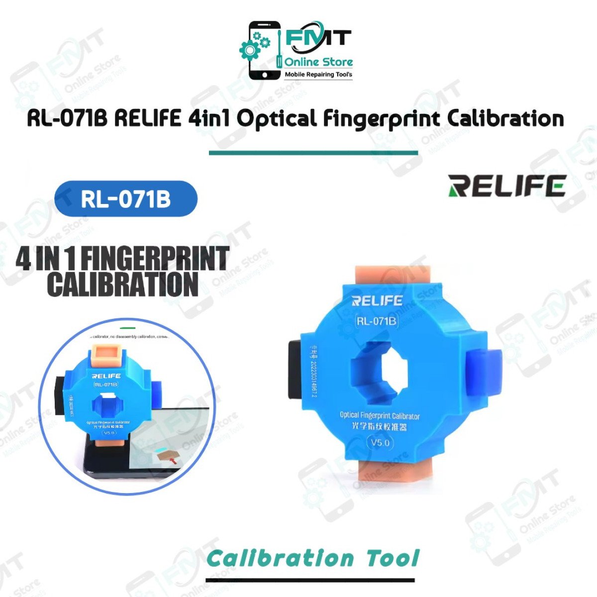 RL-071B RELIFE 4in1 Optical Fingerprint Calibrator