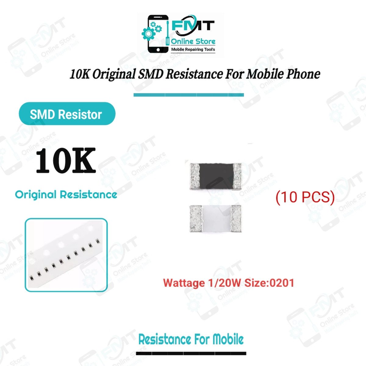 10K 10Pcs Original SMD Resistance For Mobile Phone