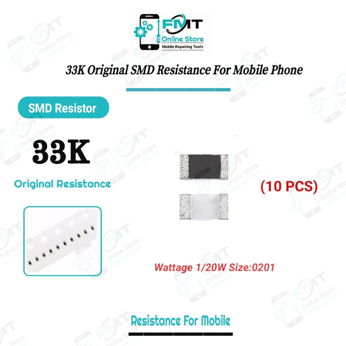 33K 10pcs Original SMD Resistance For Mobile