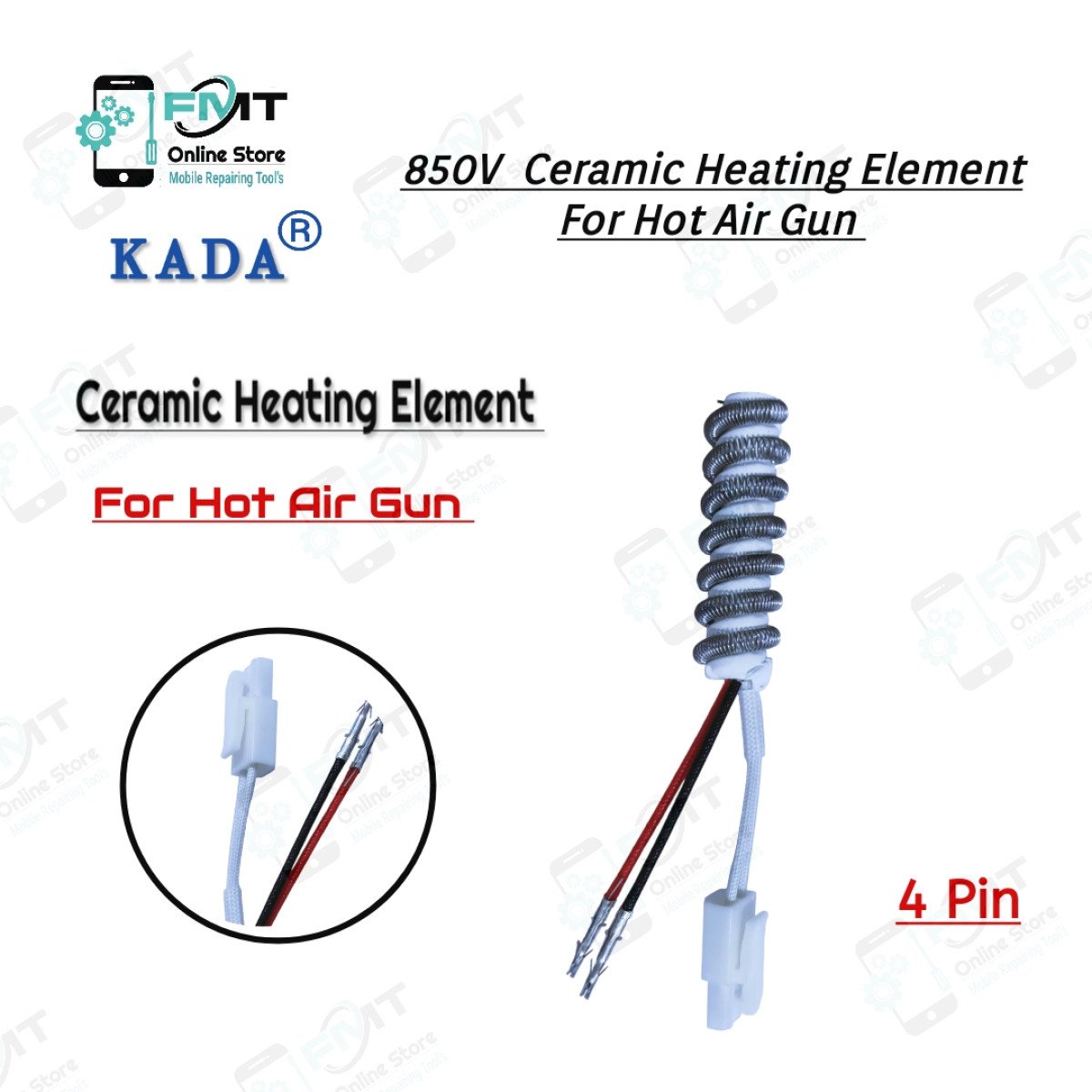 850V 4Pin Ceramic Heating Element For Hot Air Gun