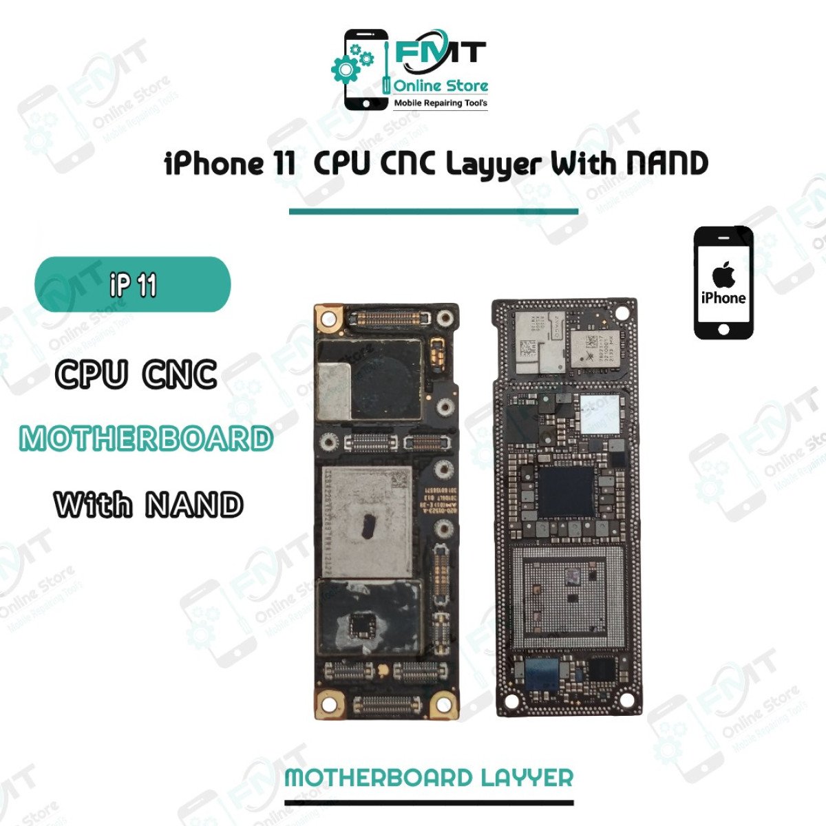 iPhone 11 CPU CNC Layyer With NAND