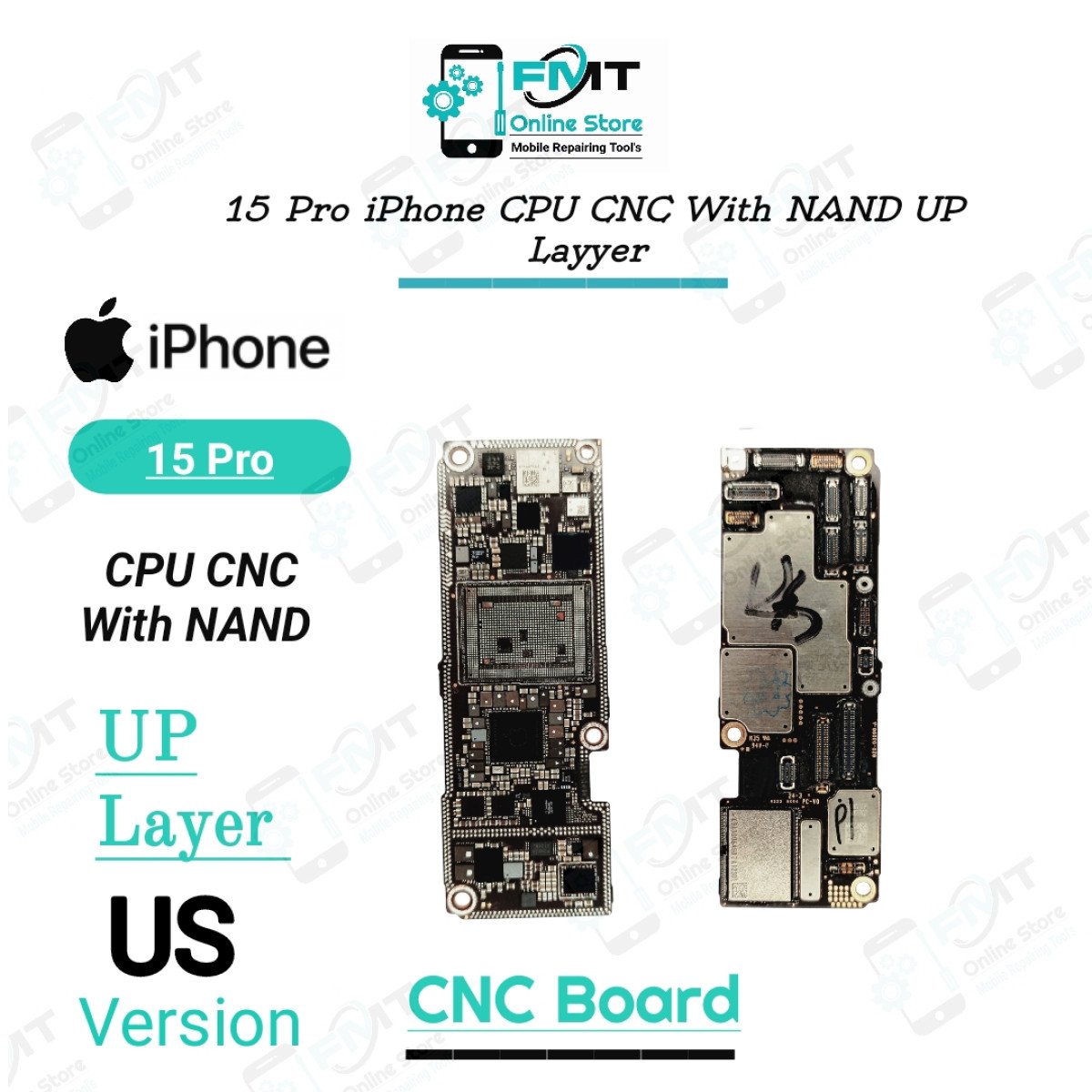 15Pro  iPhone US Version CPU CNC With NAND Up Layyer