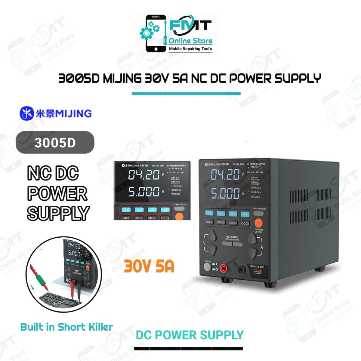 3005D MIJING 30V 5A NC DC POWER Supply