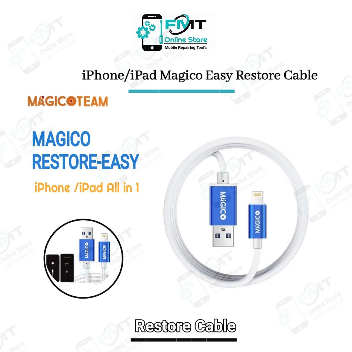 iPhone/iPad Magico Easy Restore Mode Cable