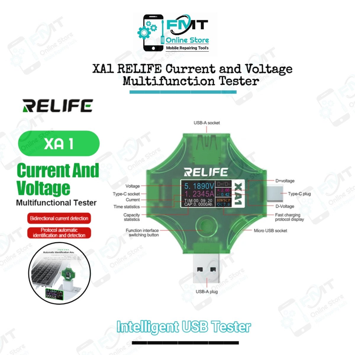 XA1 RELIFE Current and Voltage Multifunction Tester