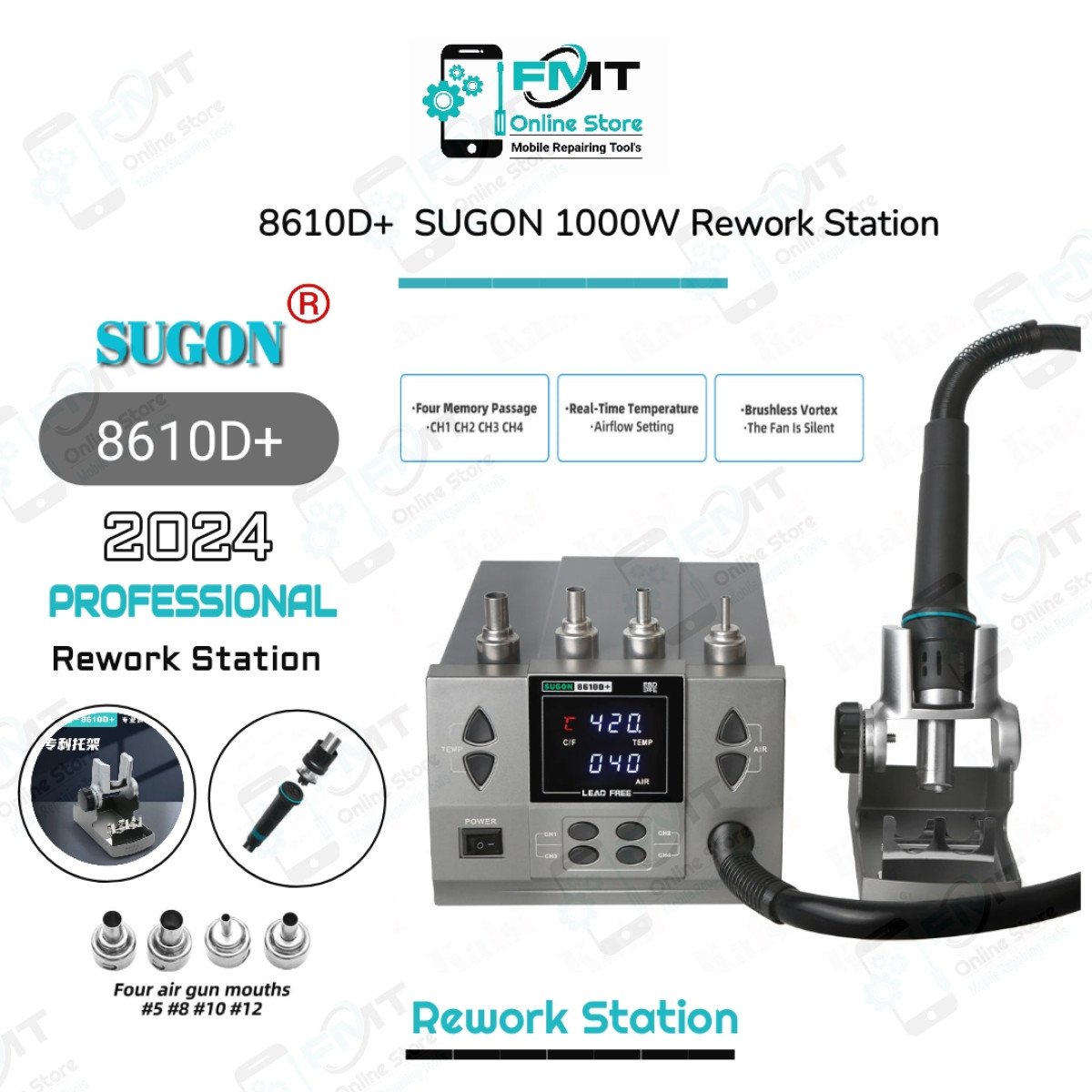 8610D+ SUGON 1000W Rework Station
