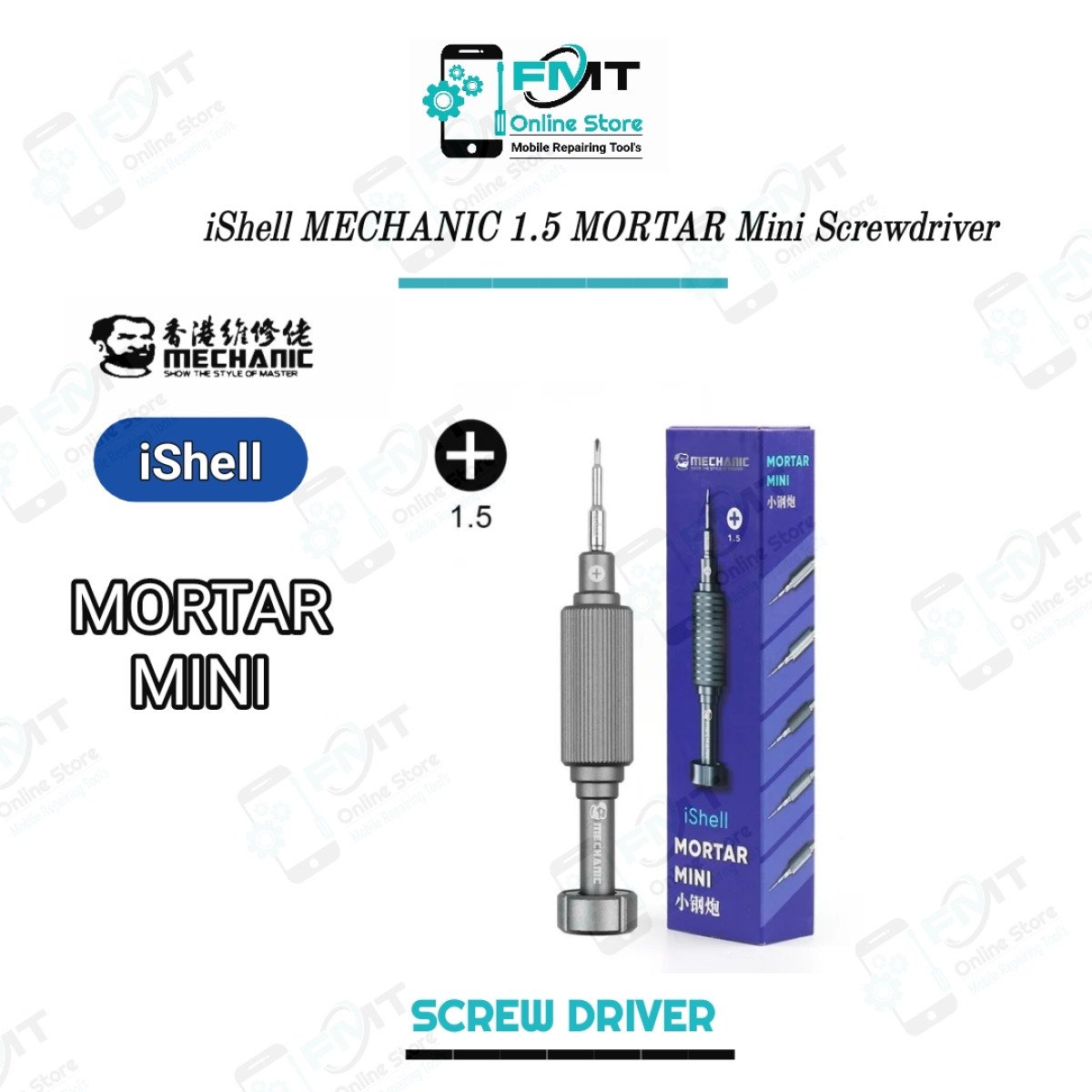iShell MECHANIC 1.5 MORTAR Mini Screwdriver