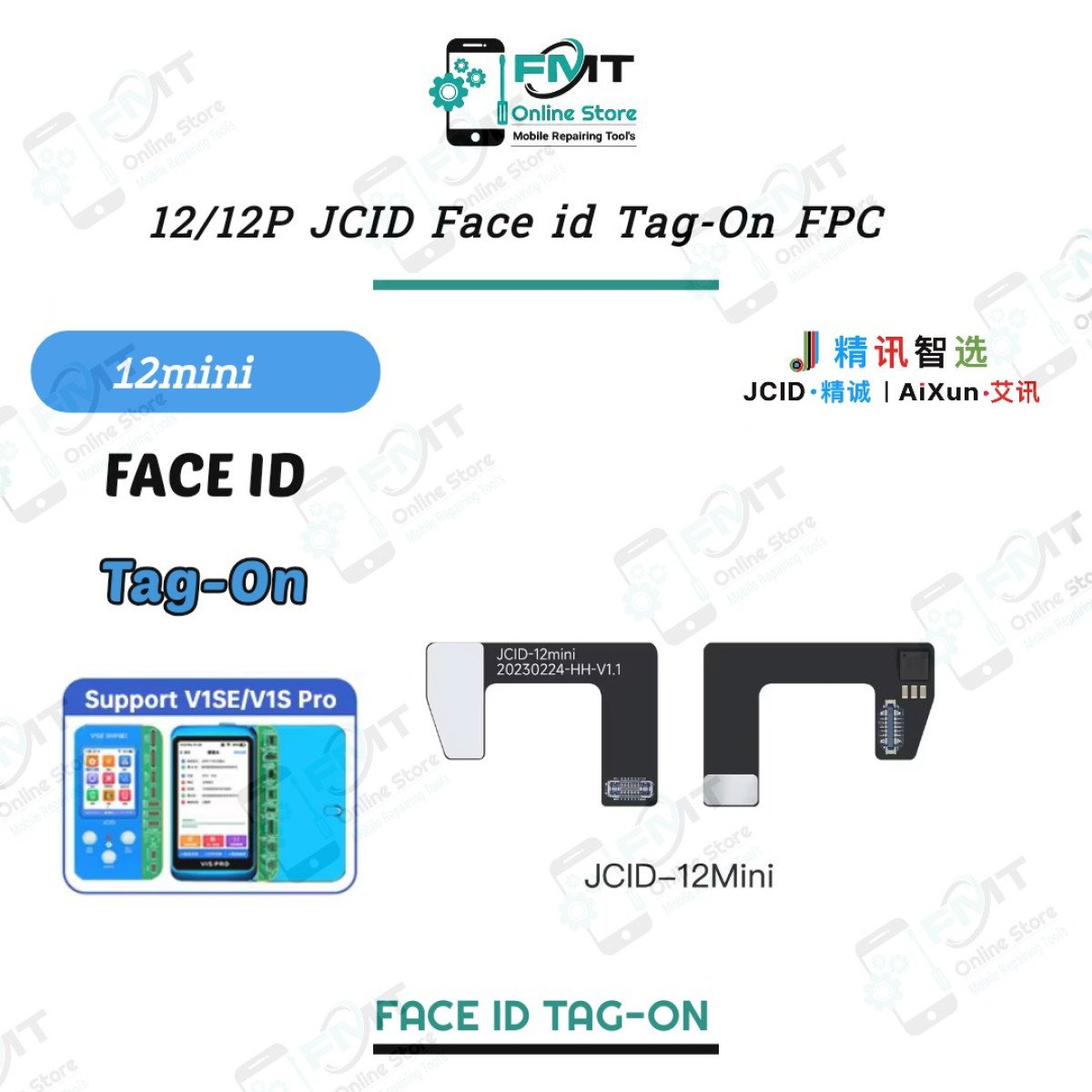 iPhone 12mini JCID Face id Tag-On FPC
