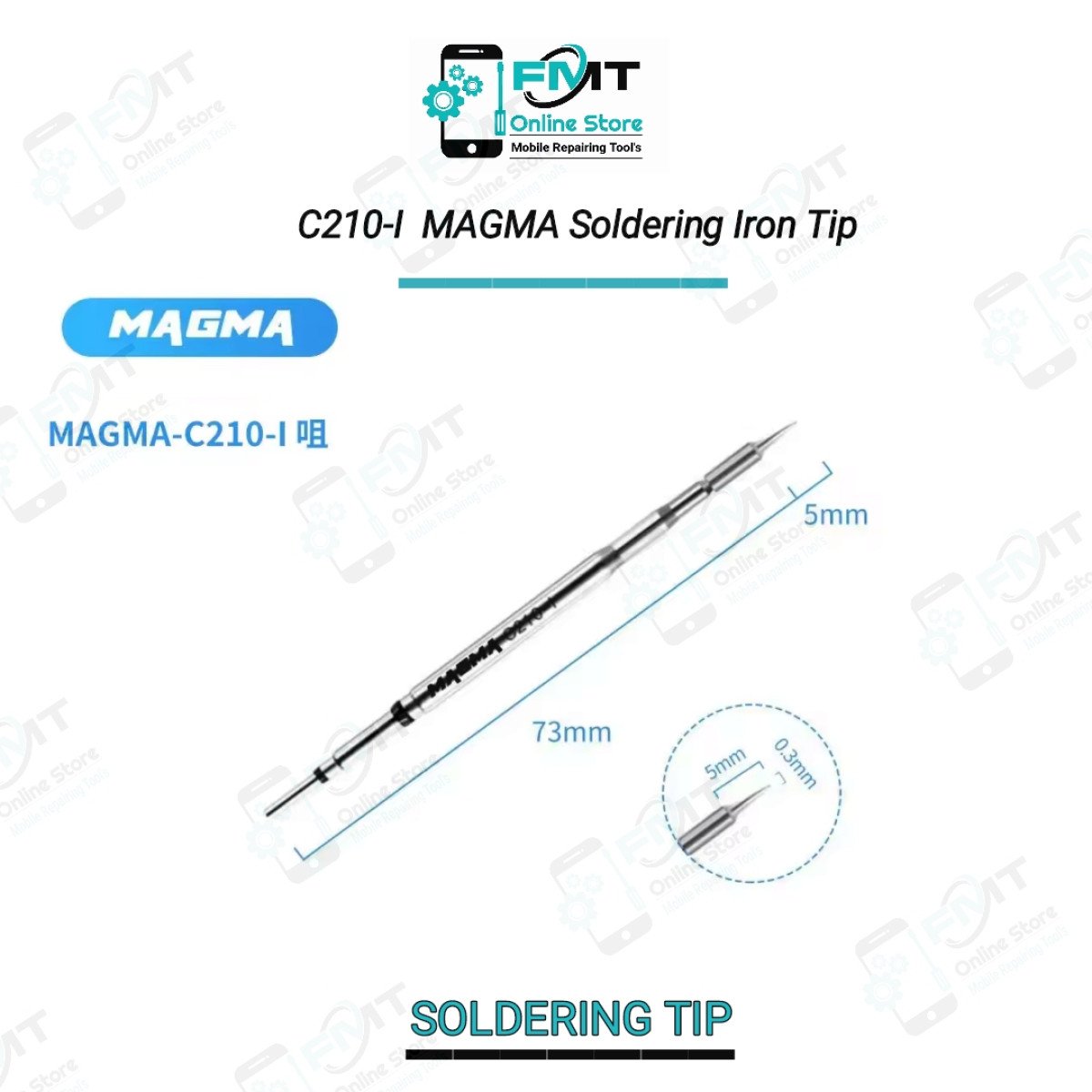 C210-I MAGMA Soldering Iron Tip