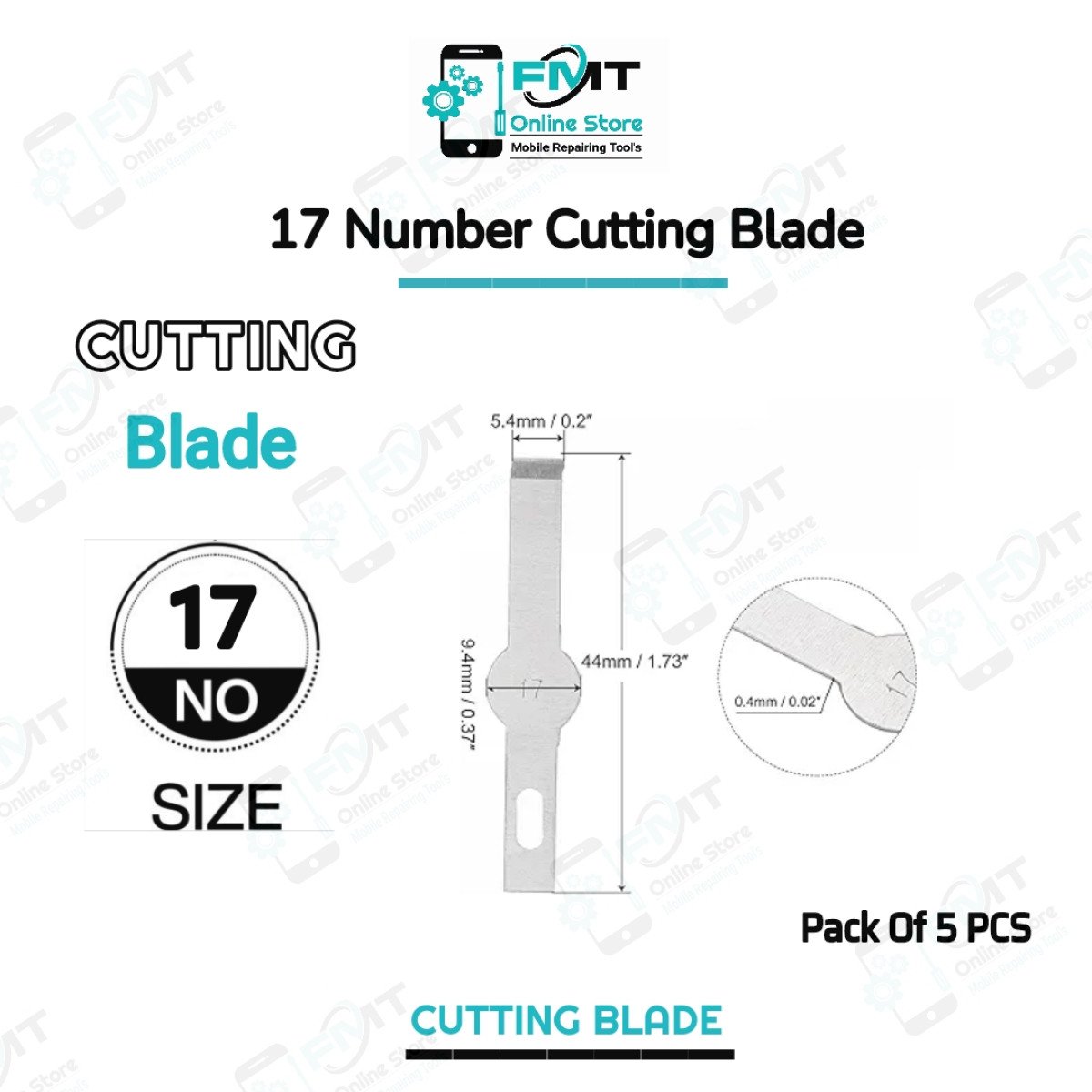 17 Number Cutting Blade 5PCS