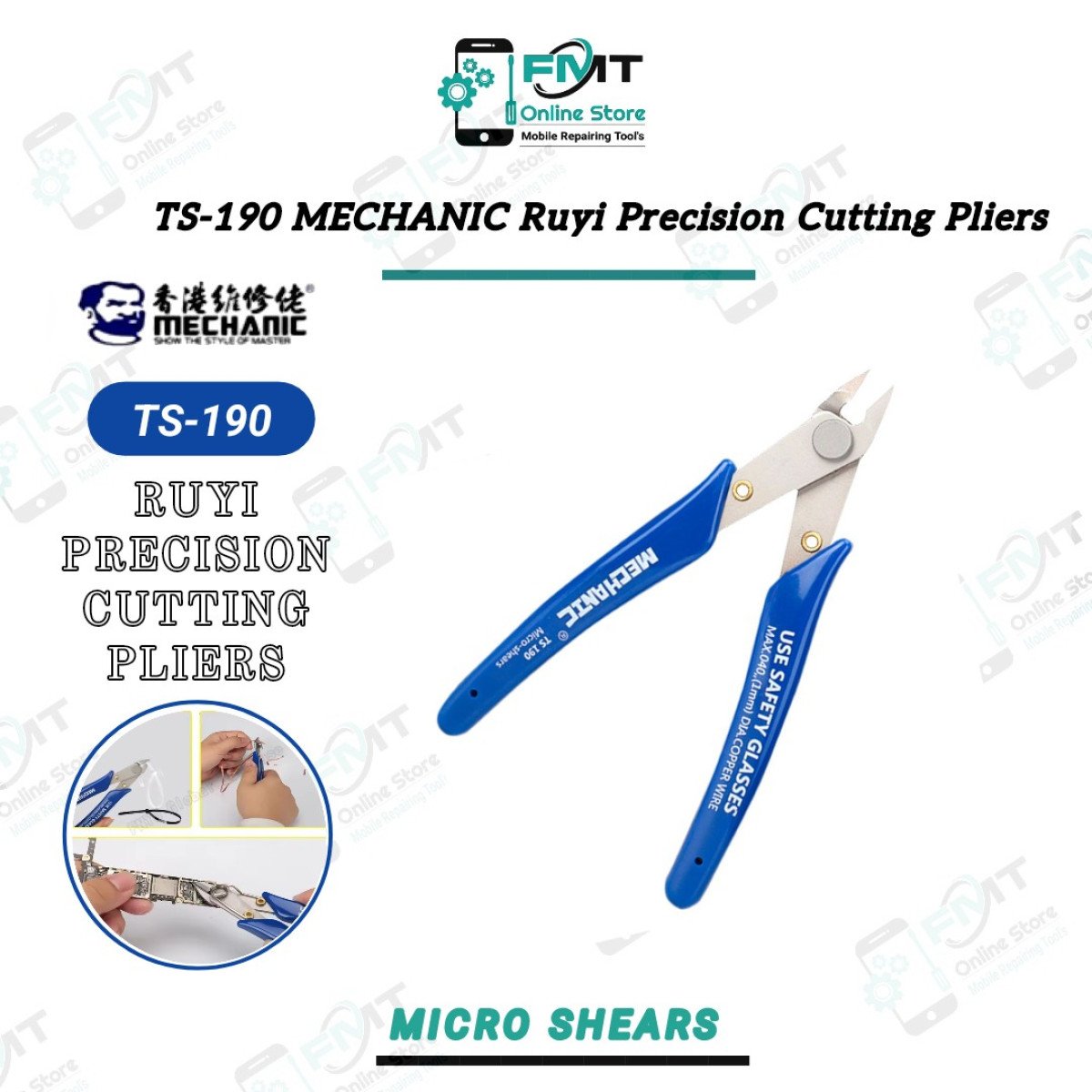 TS-190 MECHANIC Ruyi Precision Cutting Pliers