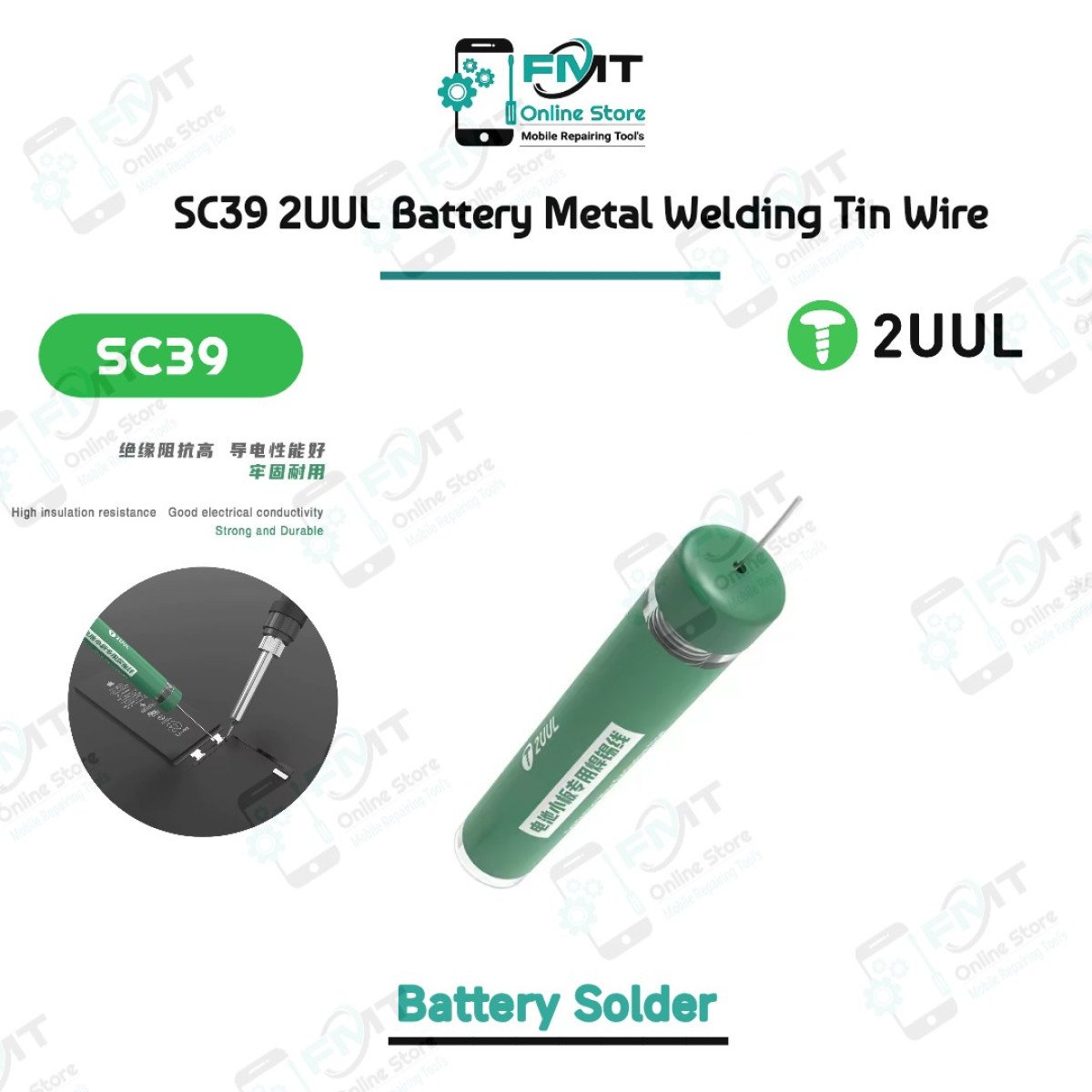 SC39 2UUL Battery Metal Welding Tin Wire