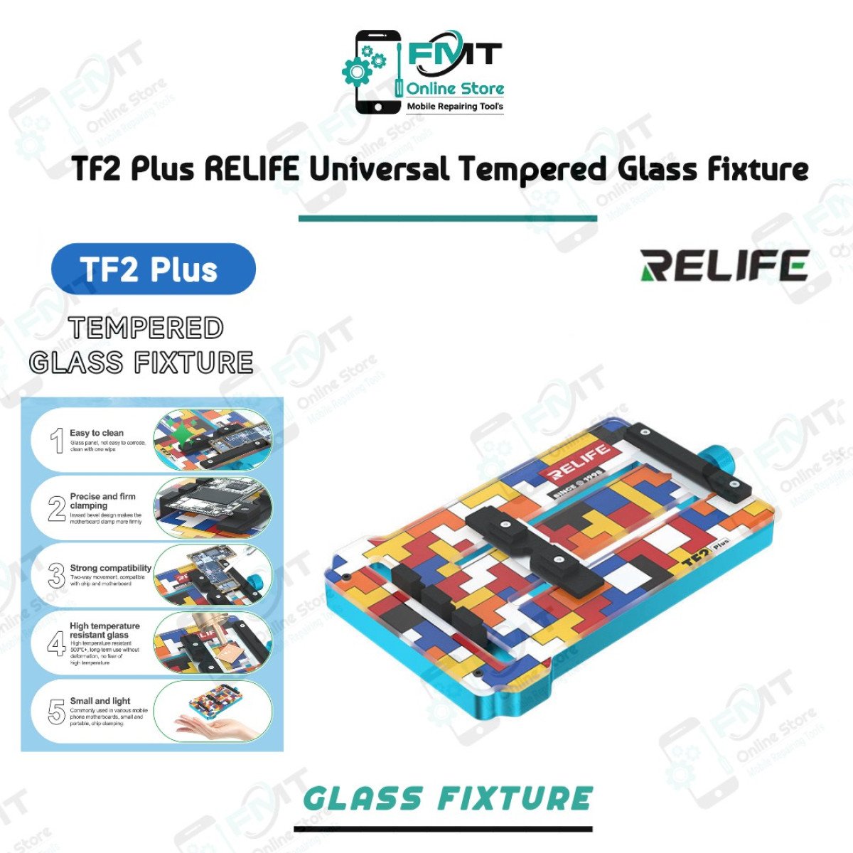 TF2 Plus RELIFE Motherboard Glass  Fixture
