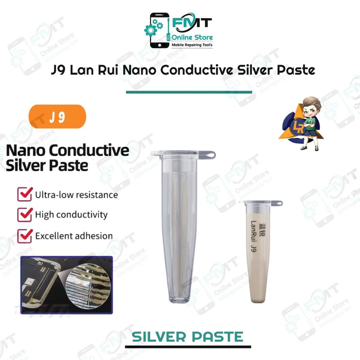 J9 Lan Rui Nano Conductive Silver Paste