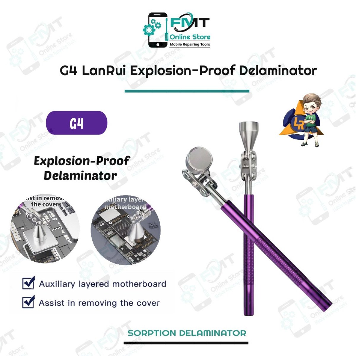 G4 LanRui Rotate Magneticad Sorption Explosion-Proof Delaminator