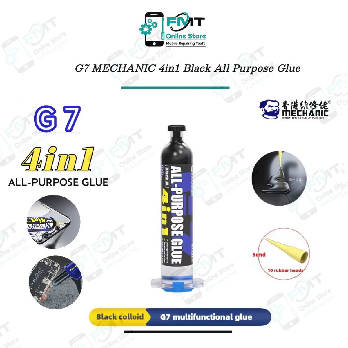 G7 MECHANIC 4in1 Black All Purpose Glue