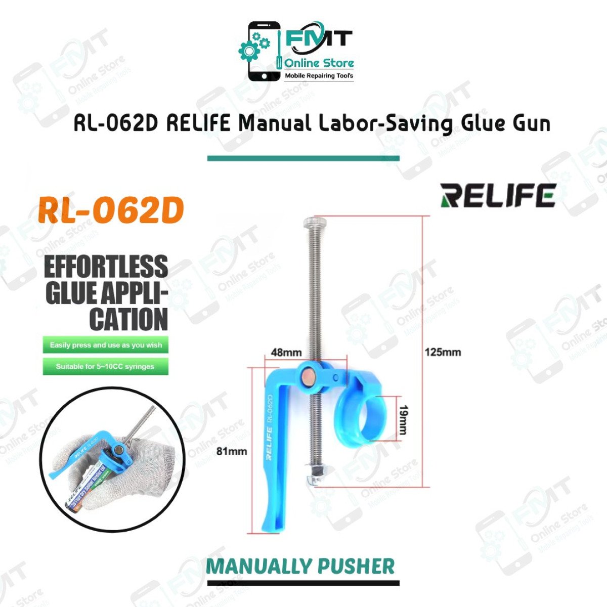 RL-62D RELIFE Manual Labor-Saving Glue Gun
