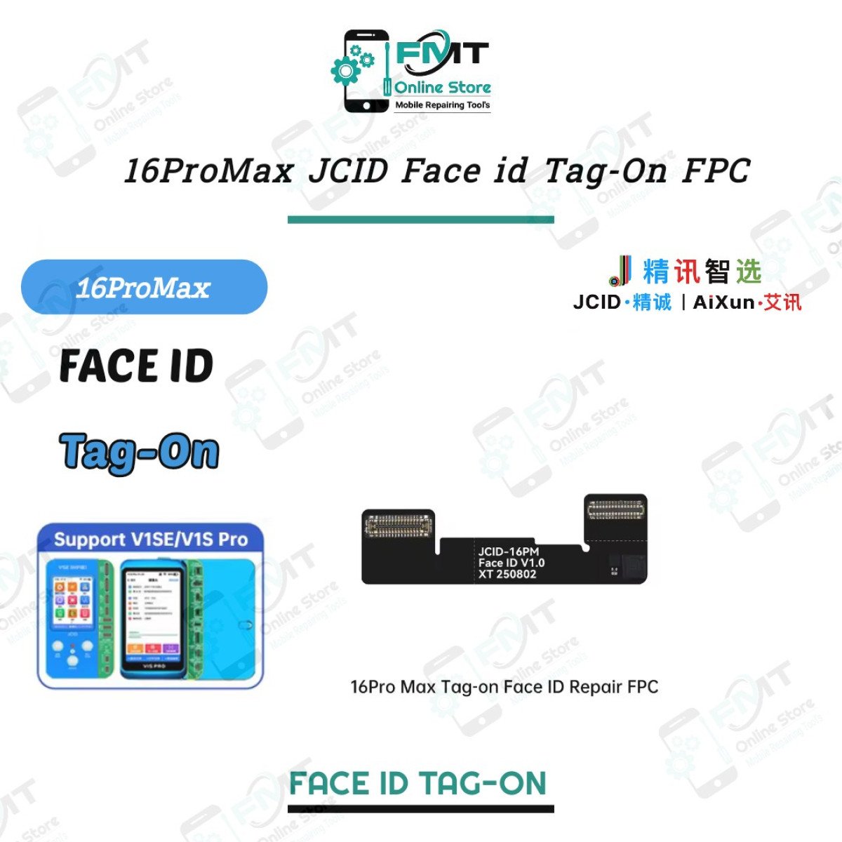 iPhone 16PM JCID Face id Tag-On FPC
