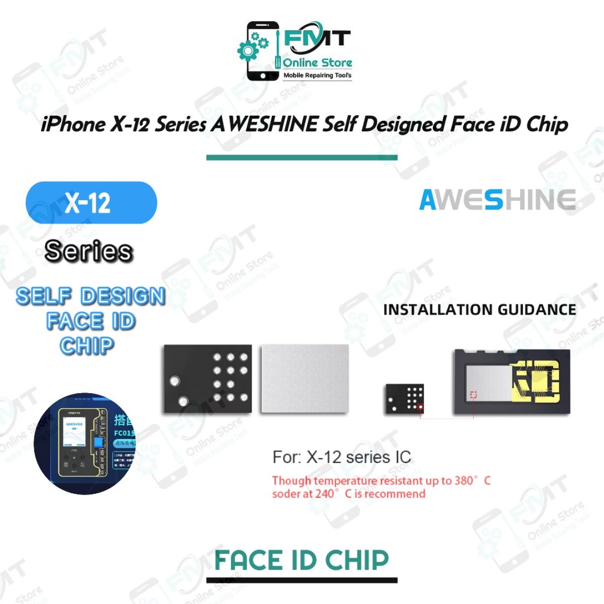 X-12 Series AWESHINE Self Designed Face iD Chip