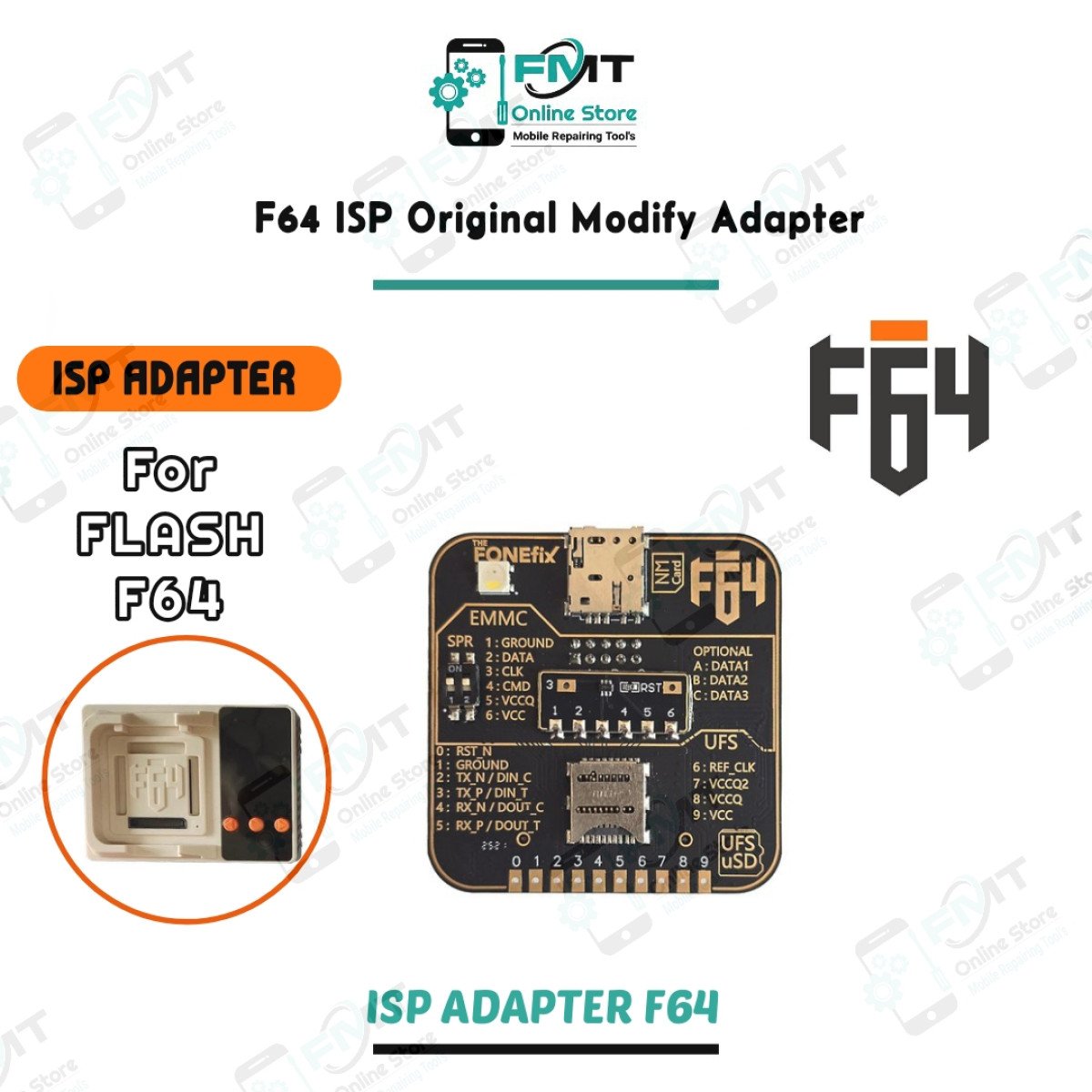 F64 ISP Original  Modified Adapter