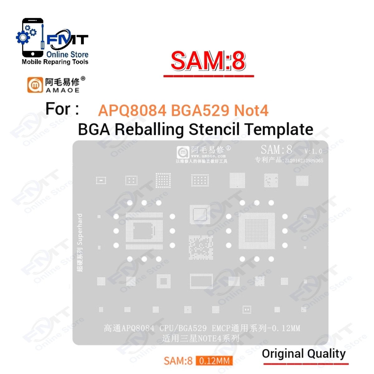 SAM:8 AMAOE Stencile